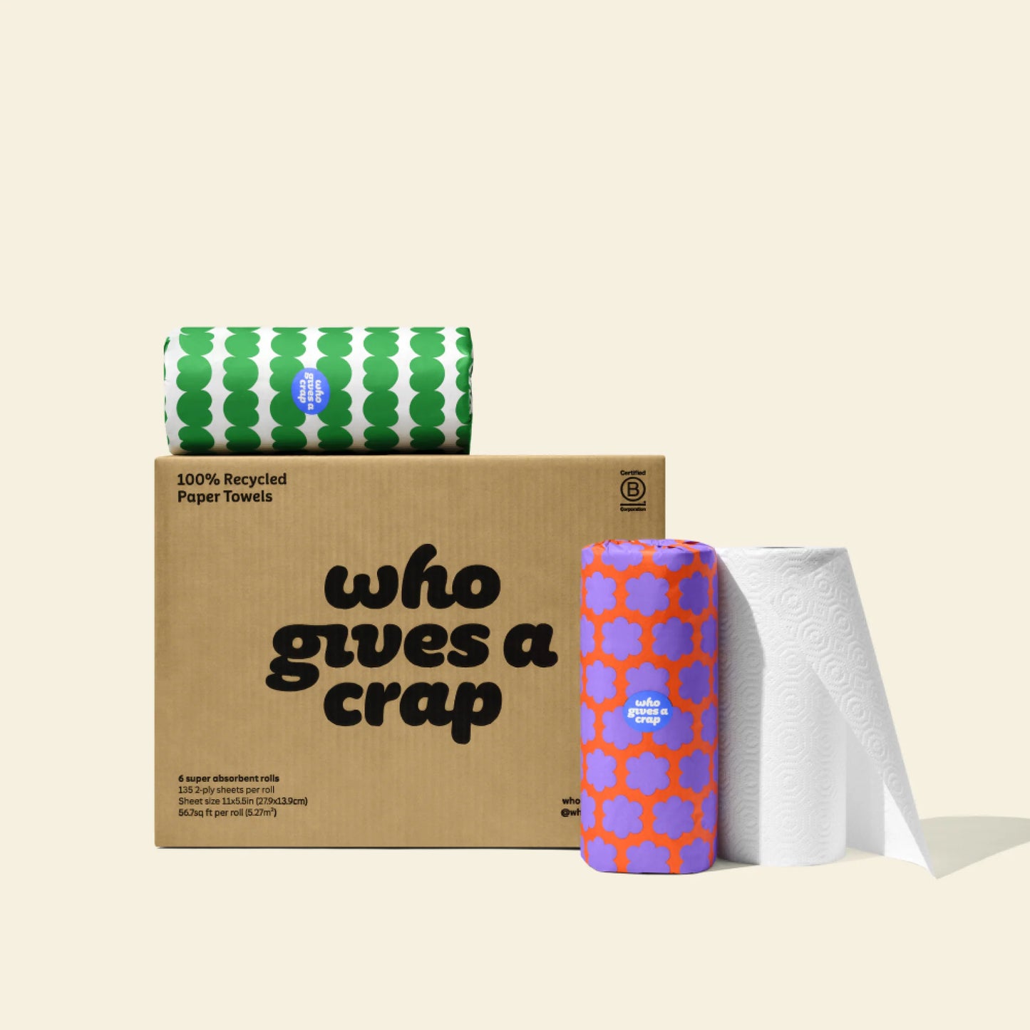 100% Recycled Paper Towels