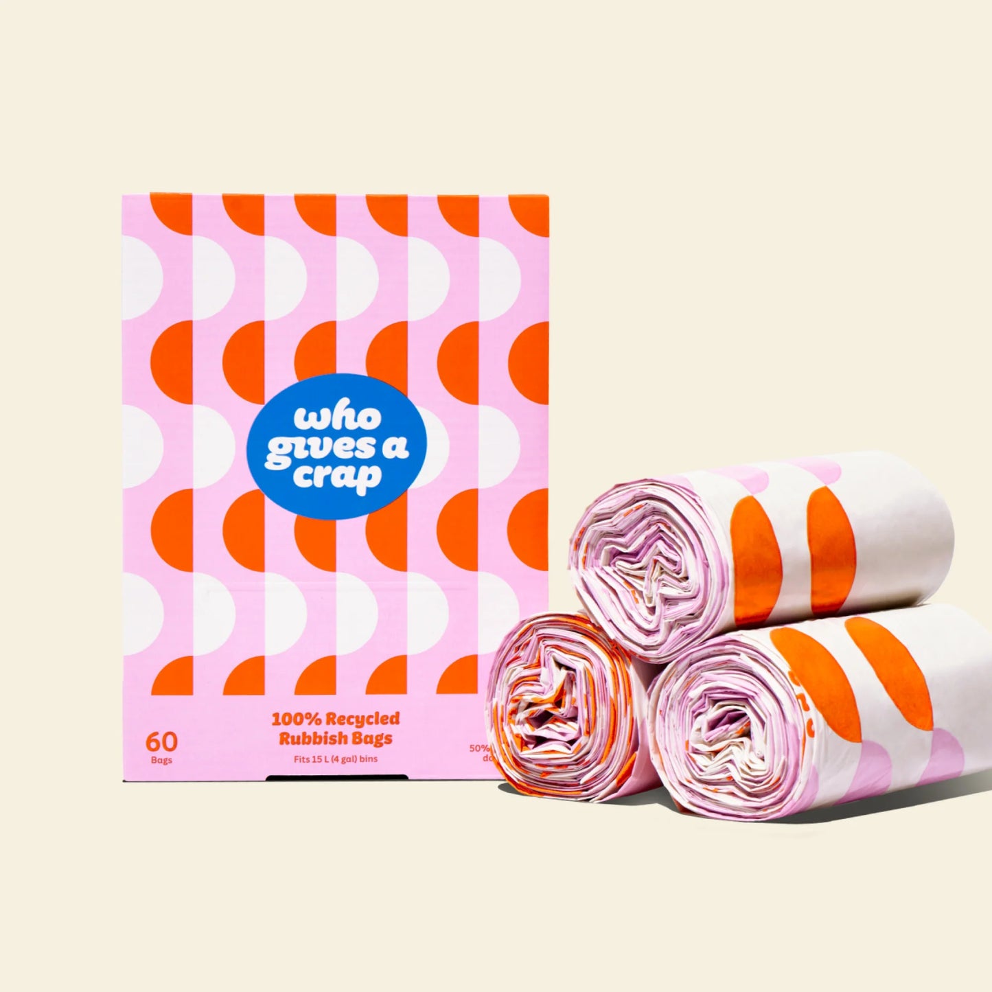 100% Recycled Trash Bags